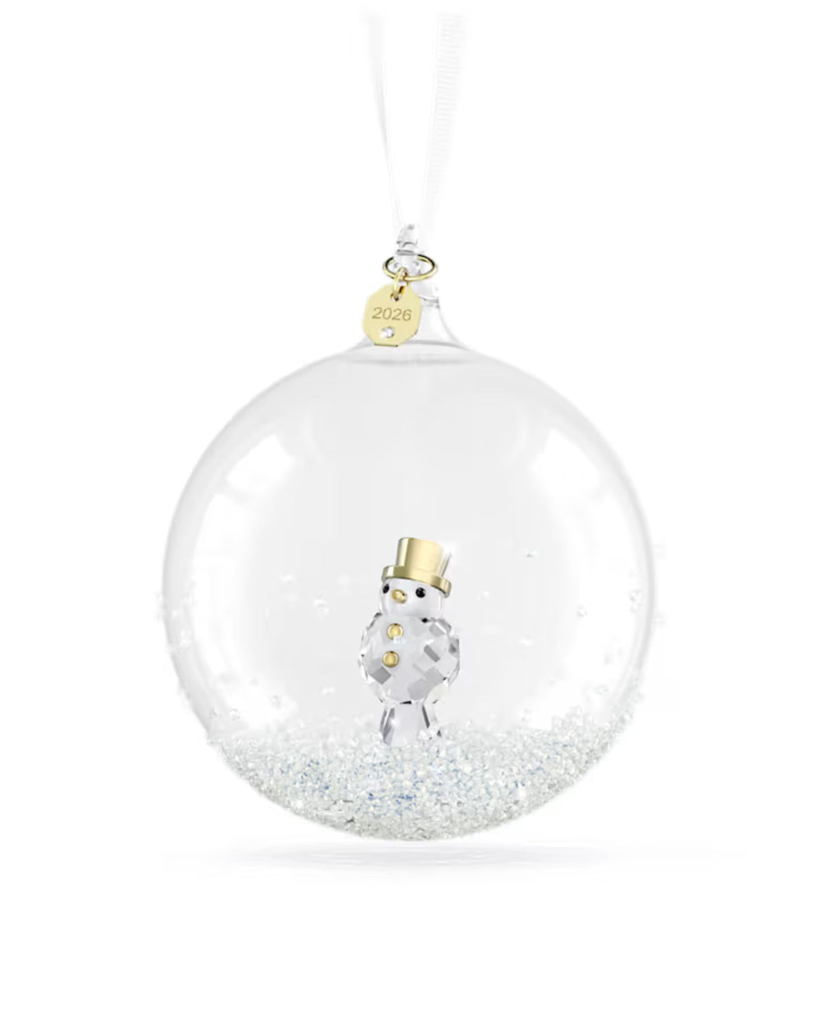 Swarovski Crystal Annual Edition 2026 Snowman Ball Ornament