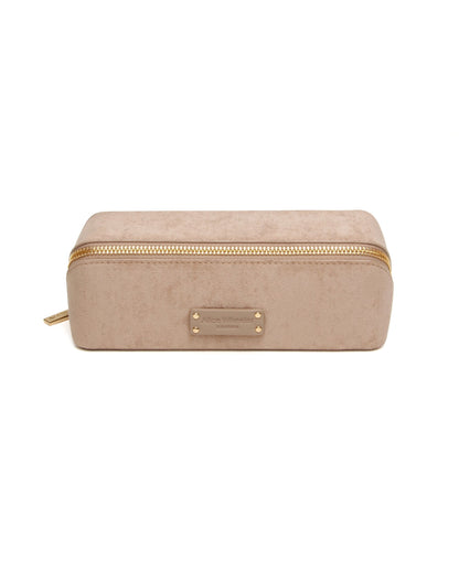Mink - Suede Kensington Small Train Case