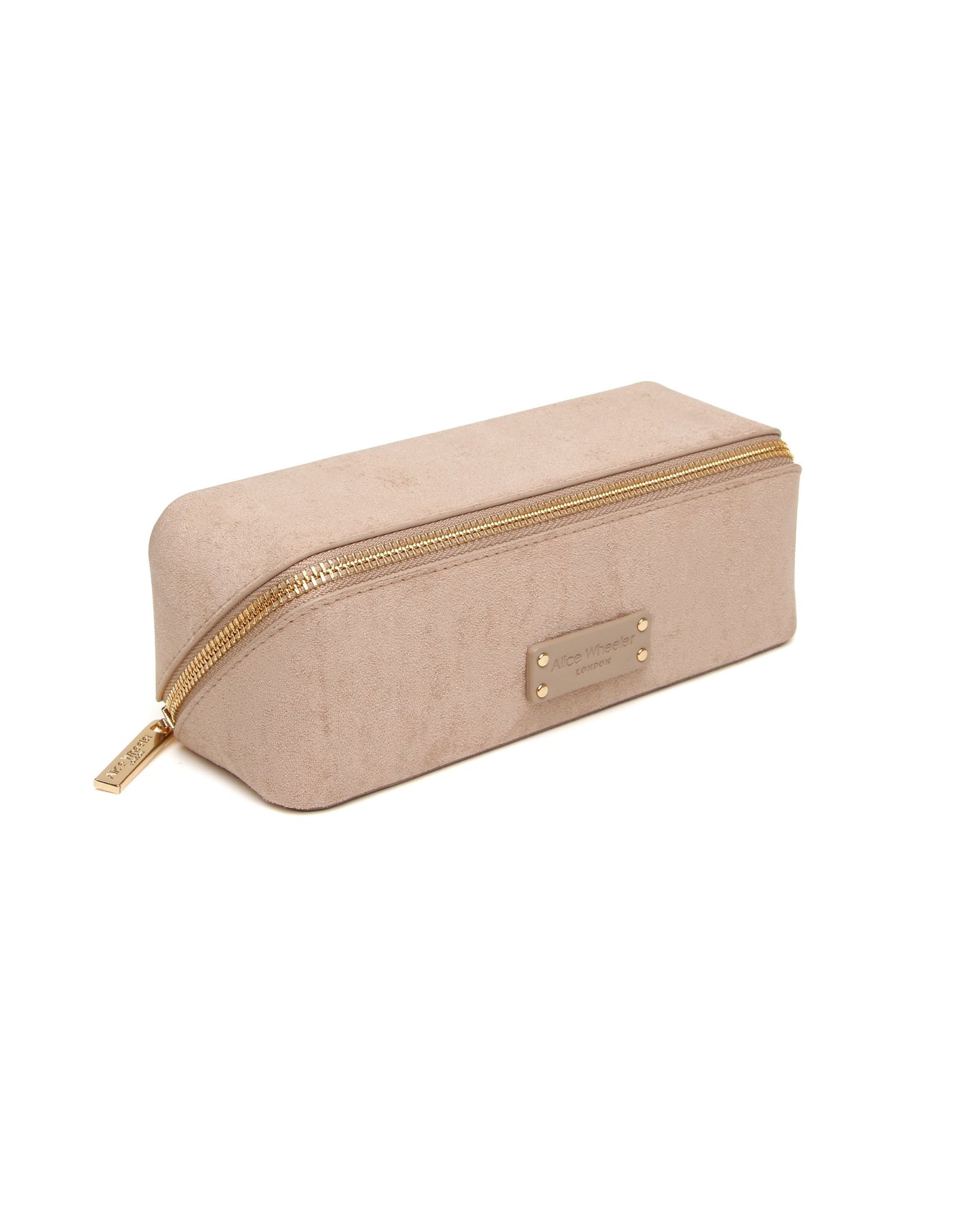 Mink - Suede Kensington Small Train Case