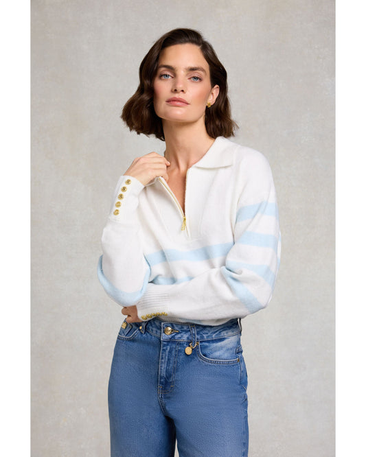 Lydia Quarter Zip Knit