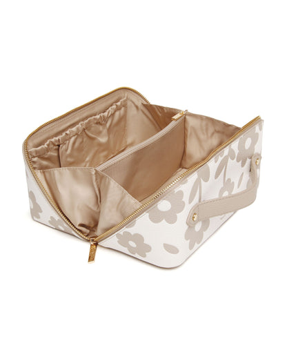 Stone - Floral Mini Train Case