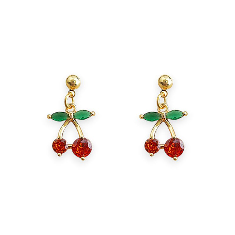 Cherry Drop Earrings