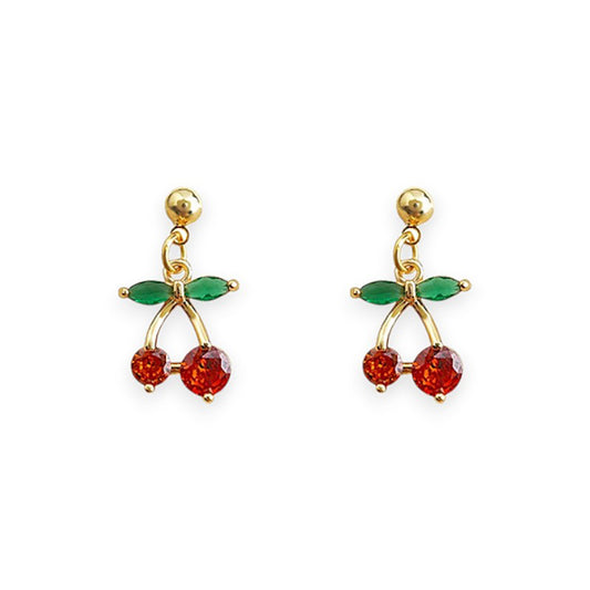 Cherry Drop Earrings