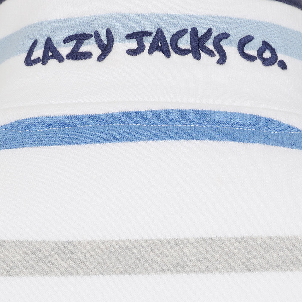 Slim Fit Button Neck Sweatshirt