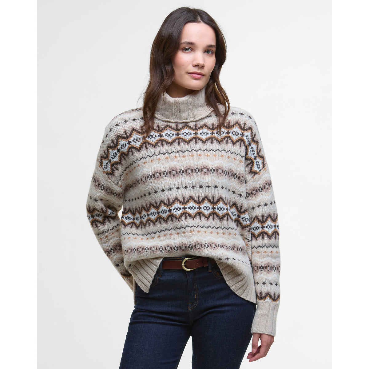Helen Fair isle Roll-Neck Jumper