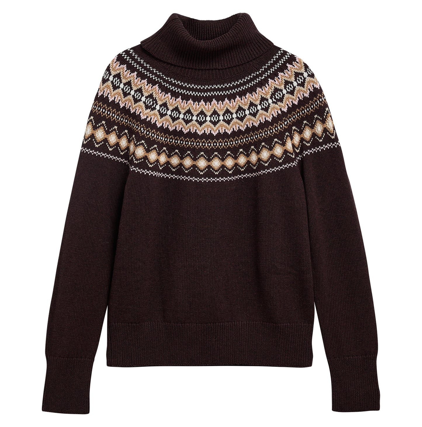 Darwen Fairisle Rollneck Jumper