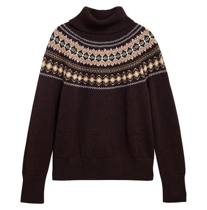 Darwen Fairisle Rollneck Jumper