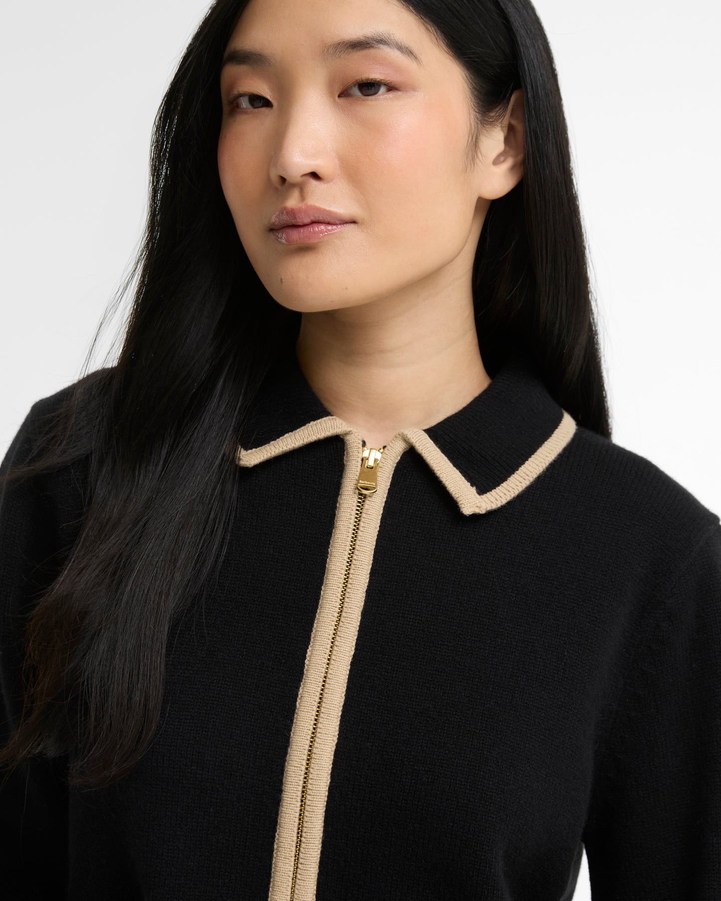 Amryn Wool Zip-Up Cardigan