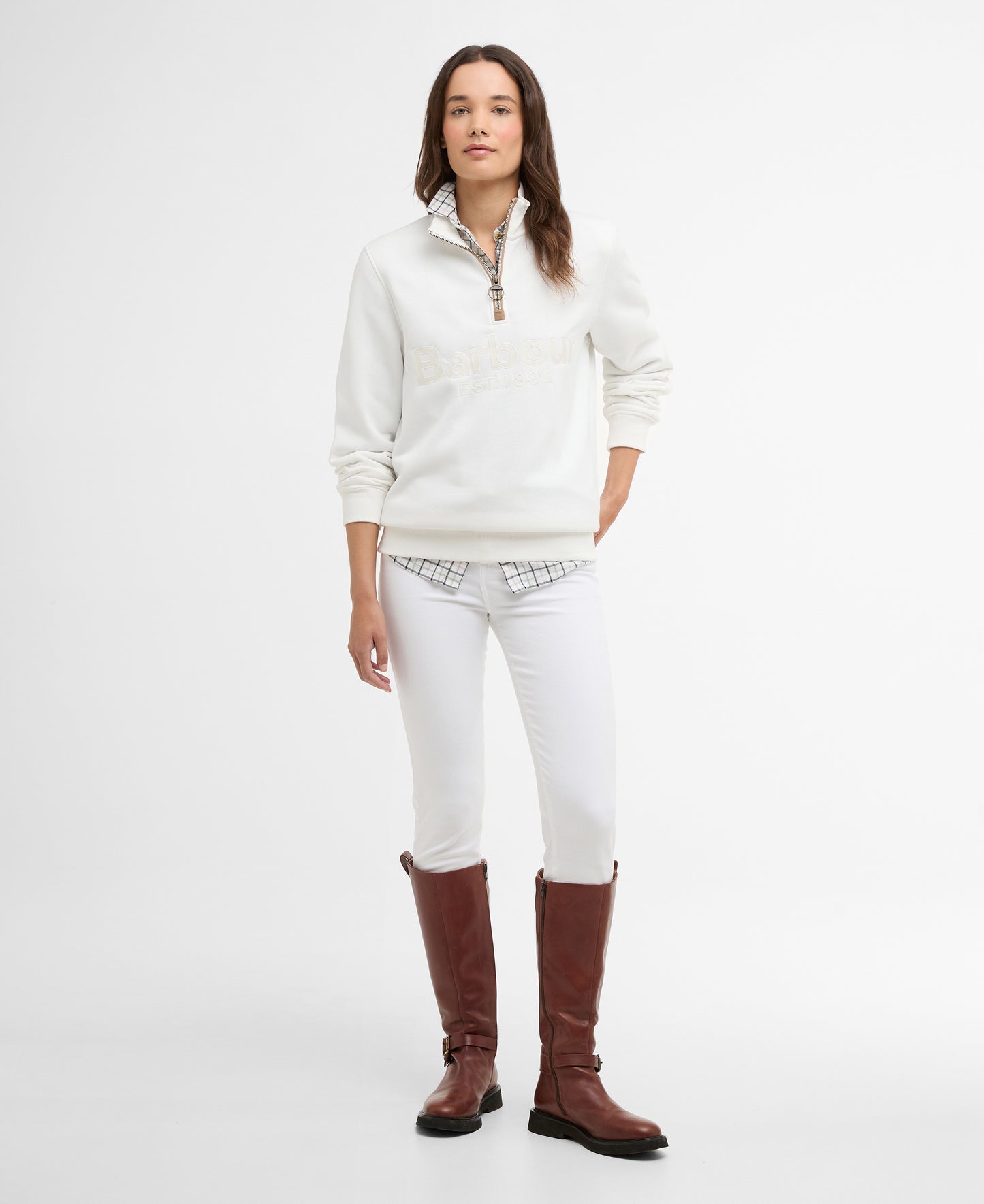 Cynthia Half Zip Sweatshirt