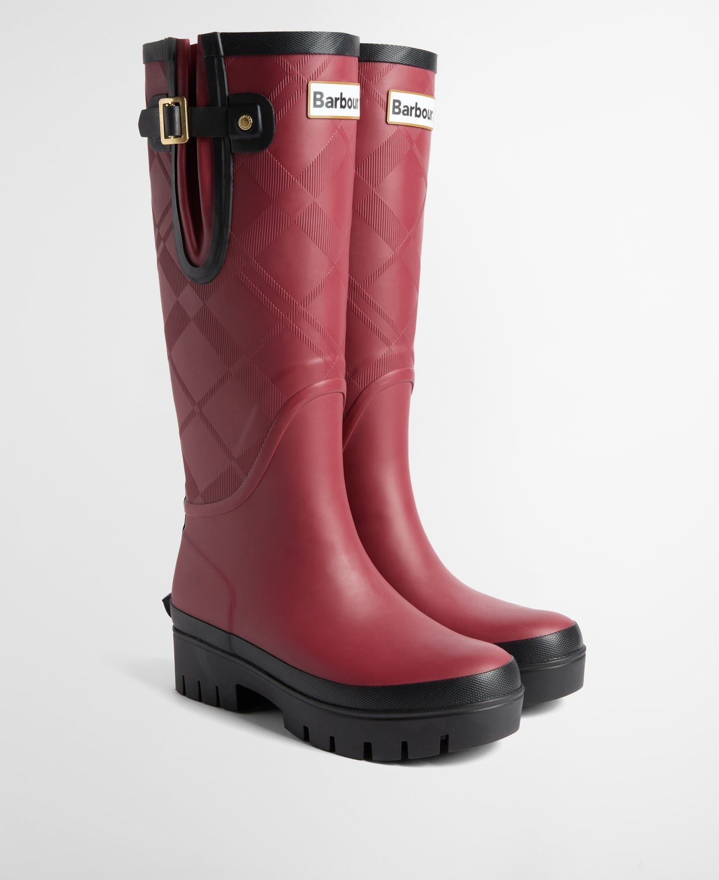 Leighton Tartan Wellingtons