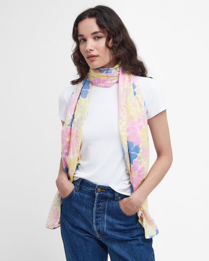 Abstract Floral Scarf