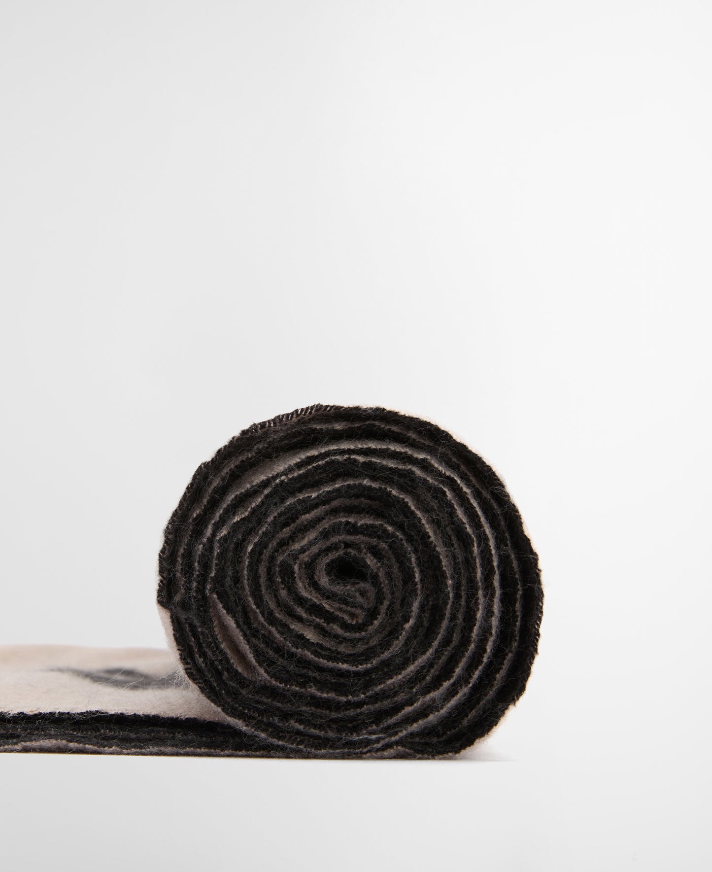 Milla Logo Scarf - Oat/Black