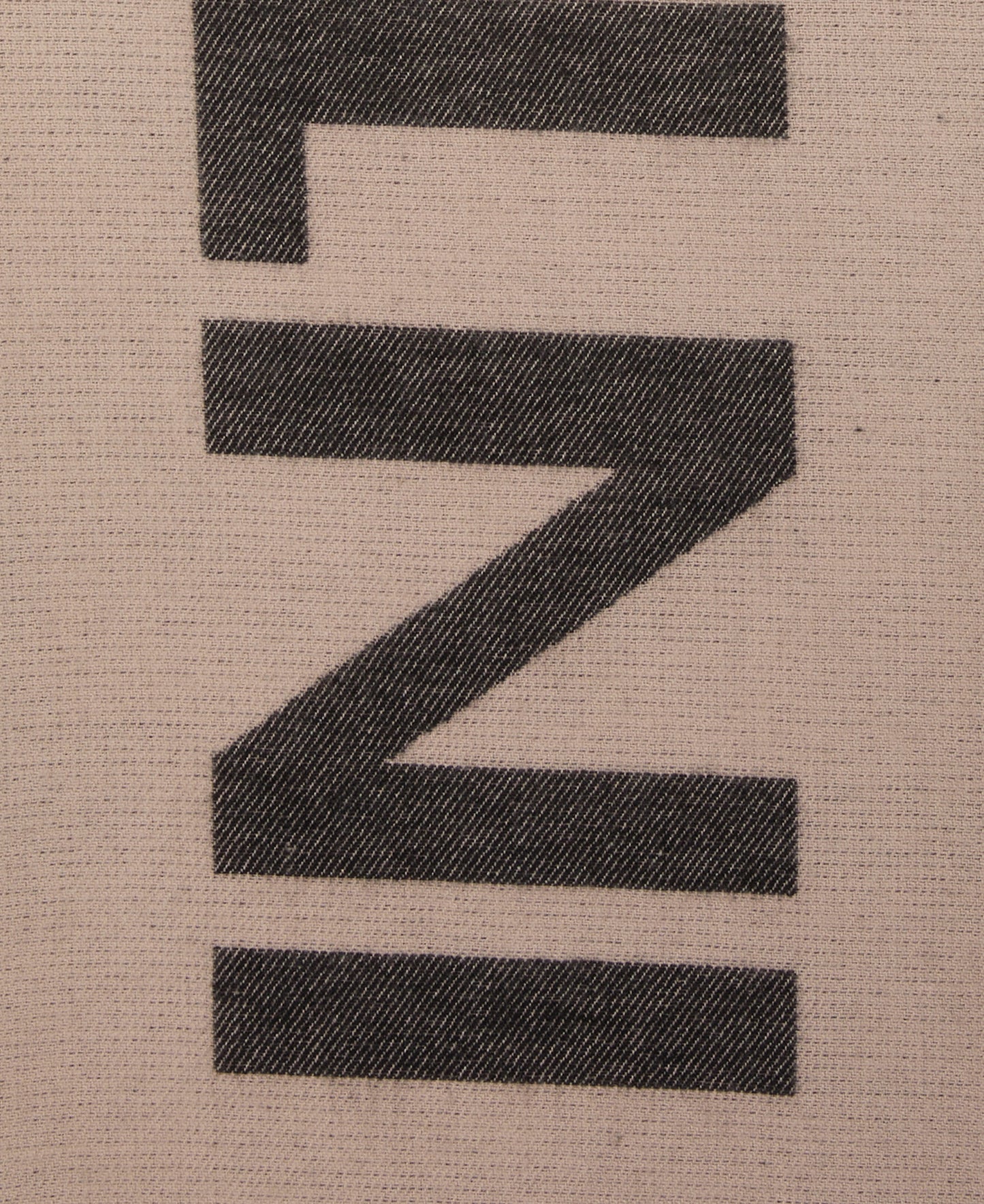 Milla Logo Scarf - Oat/Black