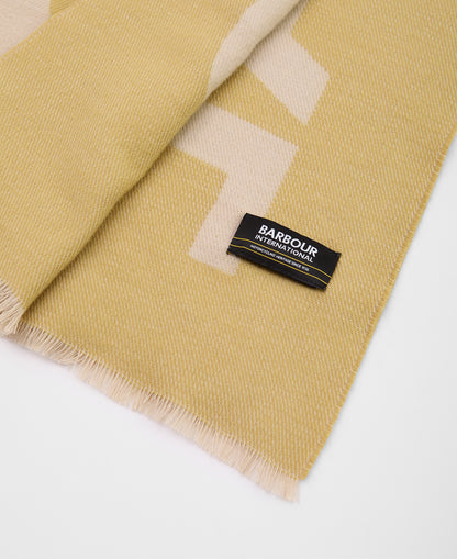 Milla Logo Scarf - Jasmine/Burnished Gold