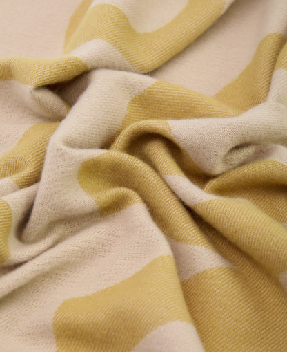 Milla Logo Scarf - Jasmine/Burnished Gold