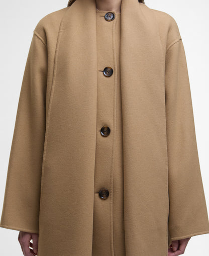 Clementine Wool Scarf Coat