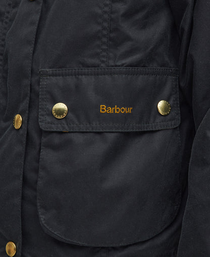Cropped Beadnell Waxed Jacket