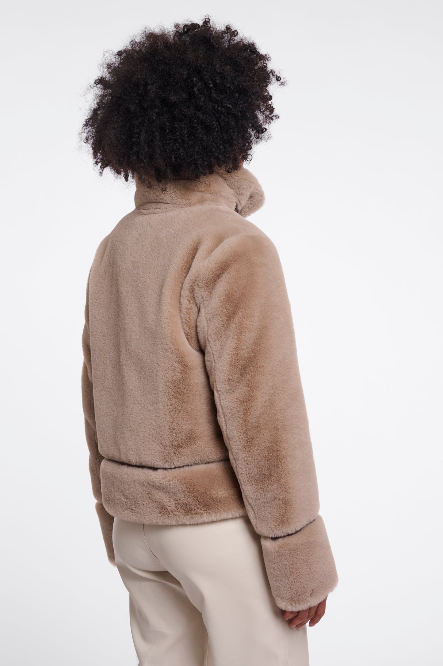 Short Faux Fur Jacket