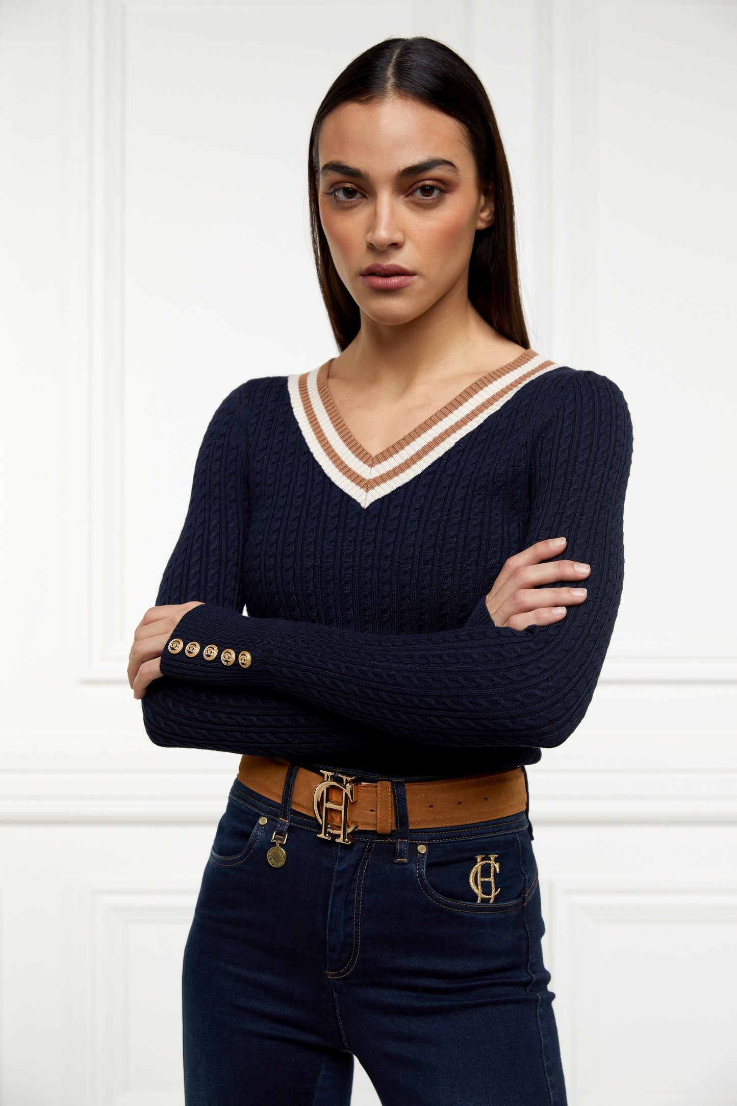 Zoe Quarter Zip Knit