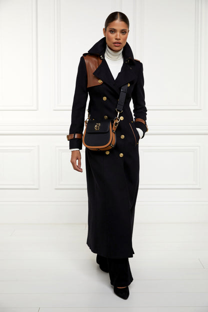 Chelsea Saddle Bag (Black/Tan)