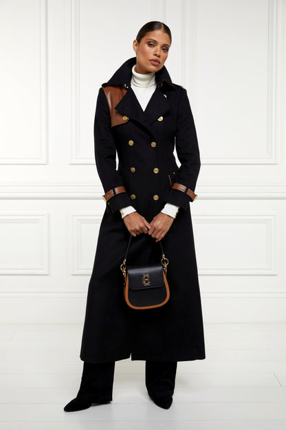 Chelsea Saddle Bag (Black/Tan)