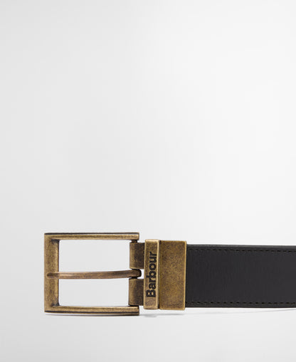Reversible Tartan Leather Belt