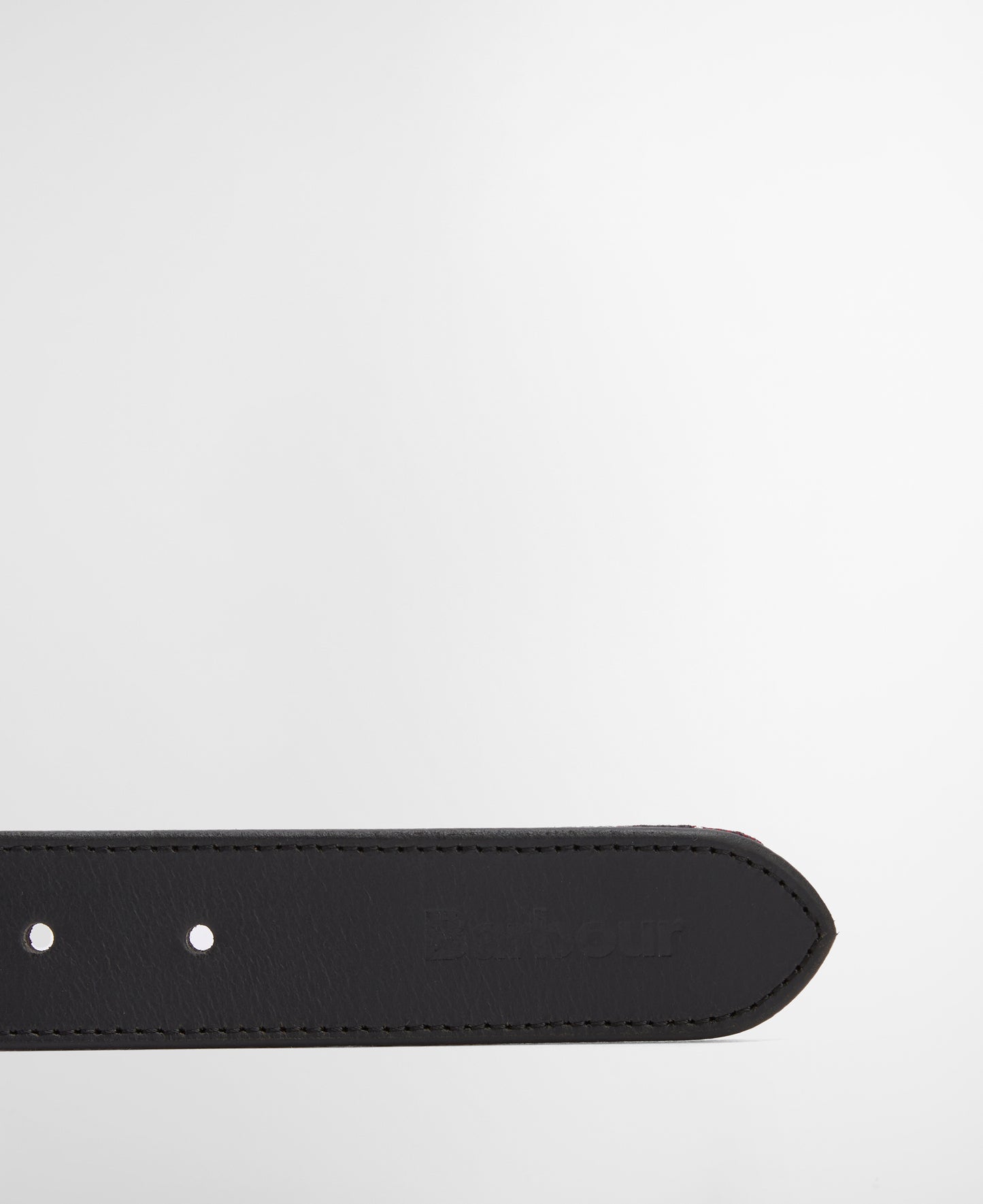 Reversible Tartan Leather Belt