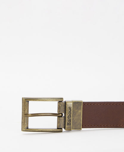 Reversible Tartan Leather Belt