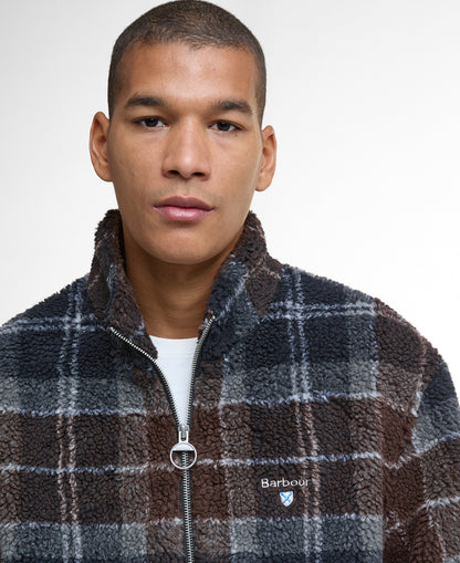 Tartan Fleece Zip Through