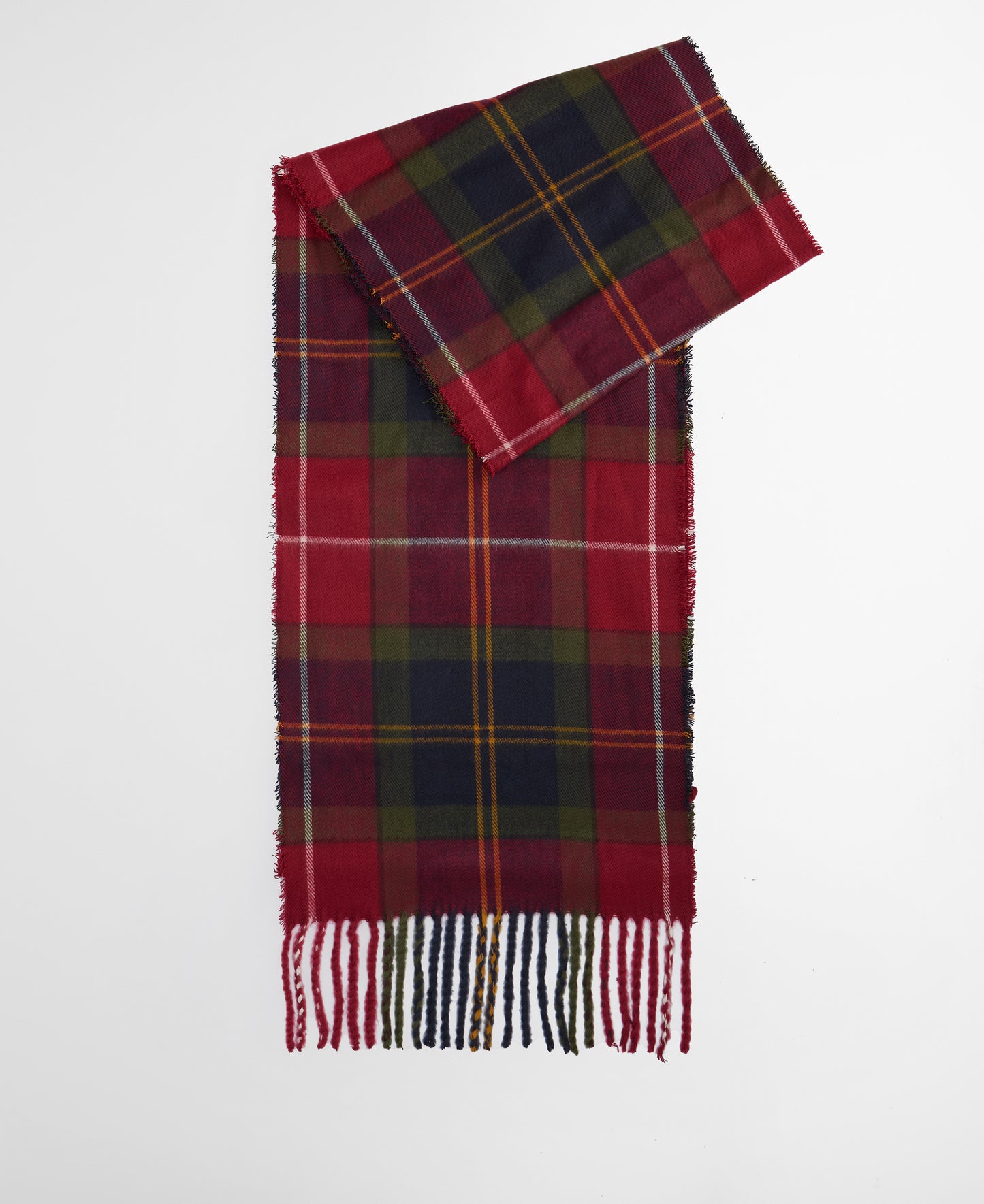 Swinton Beanie & Scarf Set - Winterberry Tartan
