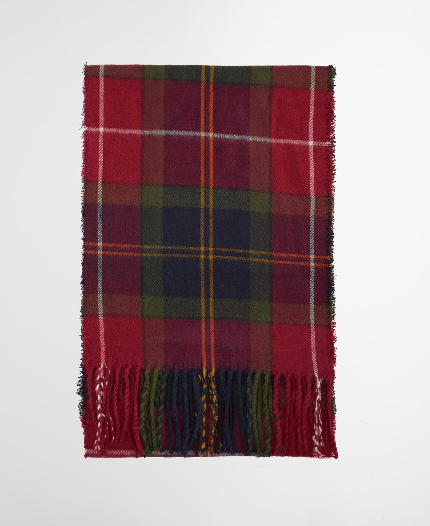 Swinton Beanie & Scarf Set - Winterberry Tartan