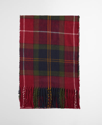 Swinton Beanie & Scarf Set - Winterberry Tartan