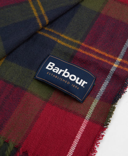 Swinton Beanie & Scarf Set - Winterberry Tartan