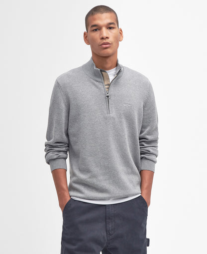 Cotton Half-Zip Sweatshirt