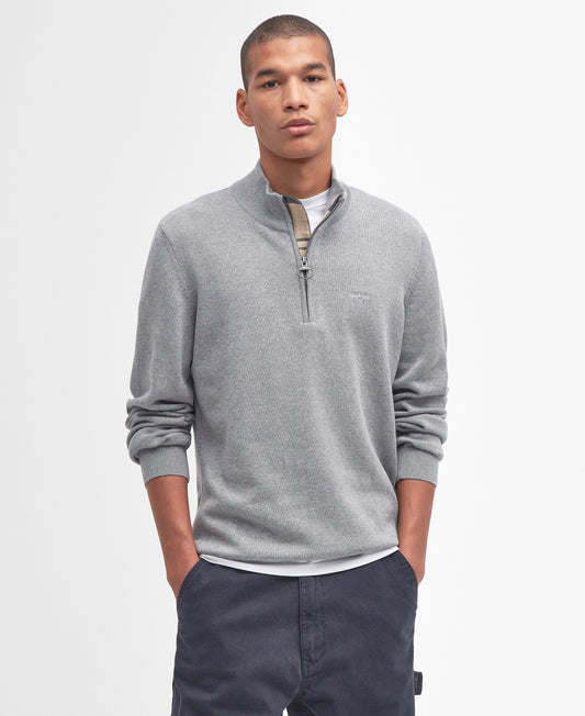 Cotton Half-Zip Sweatshirt