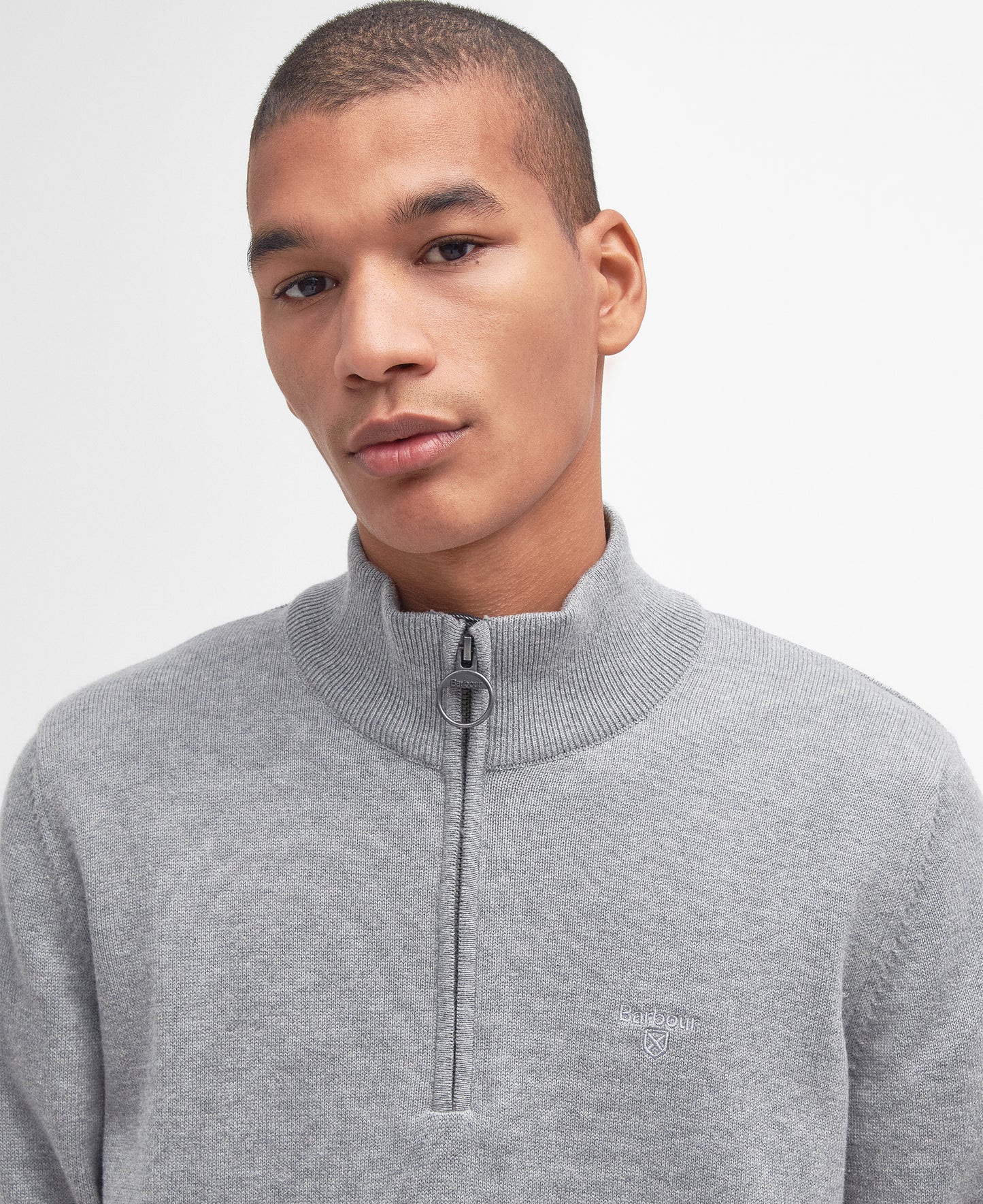 Cotton Half-Zip Sweatshirt