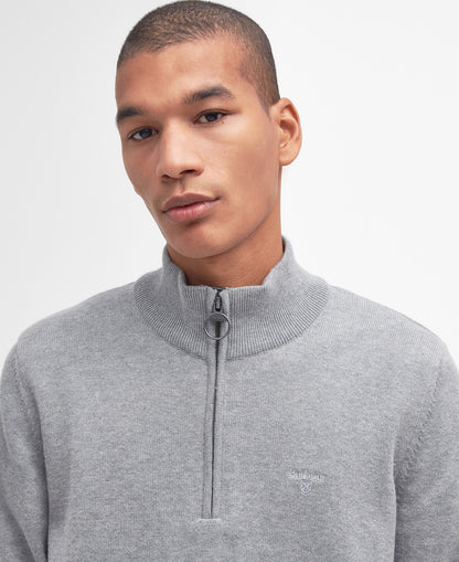 Cotton Half-Zip Sweatshirt