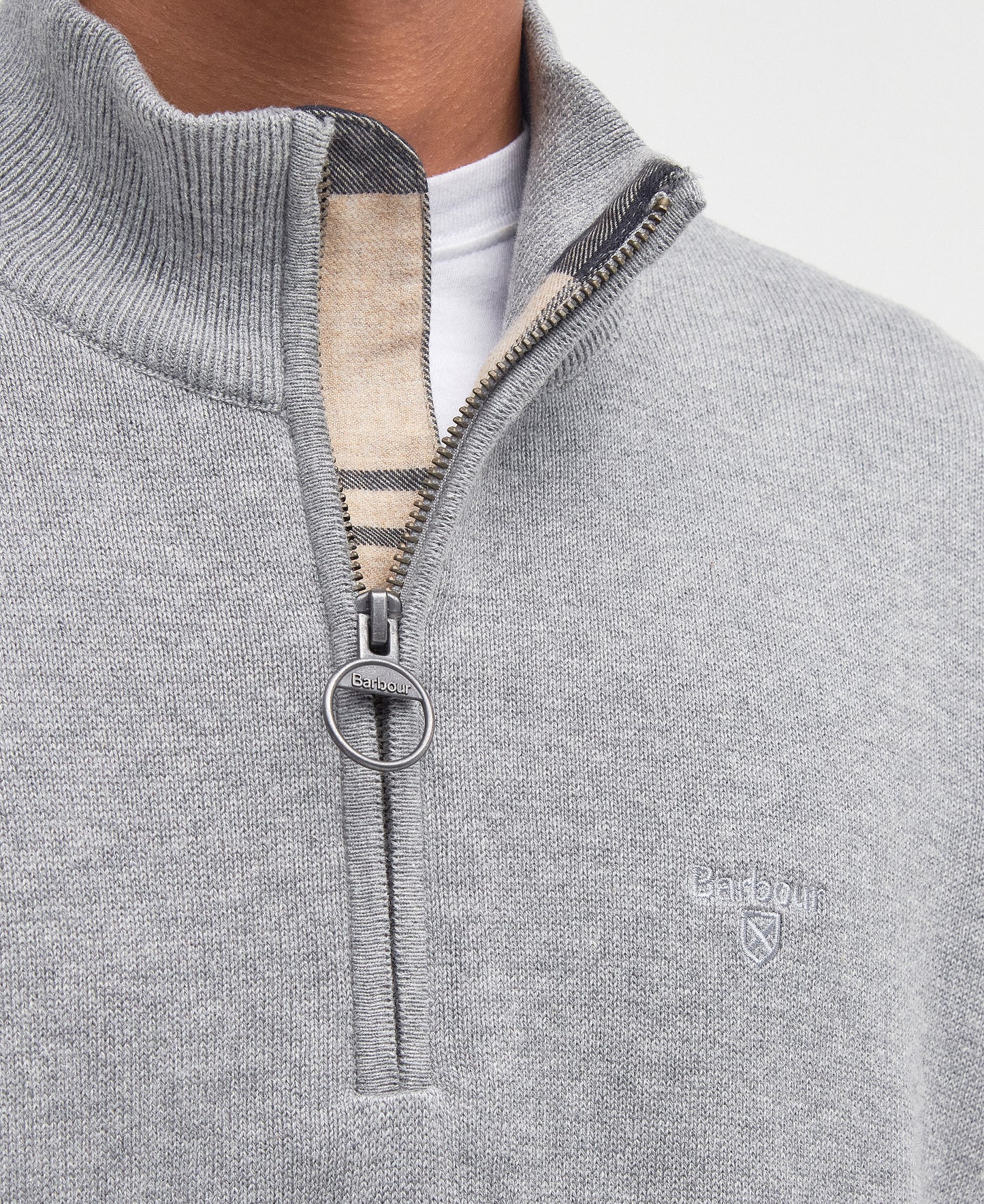 Cotton Half-Zip Sweatshirt