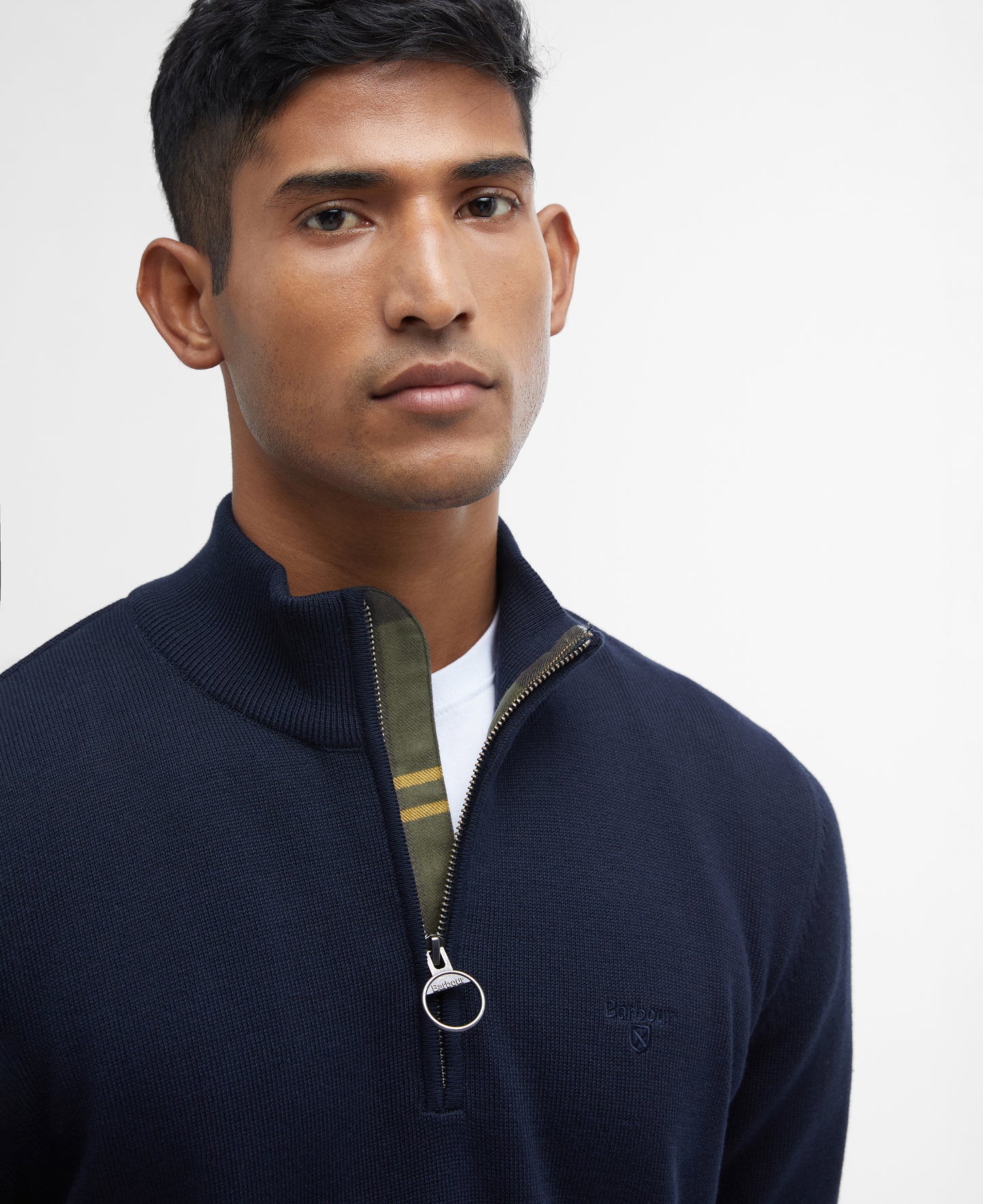 Cotton Half-Zip Sweatshirt