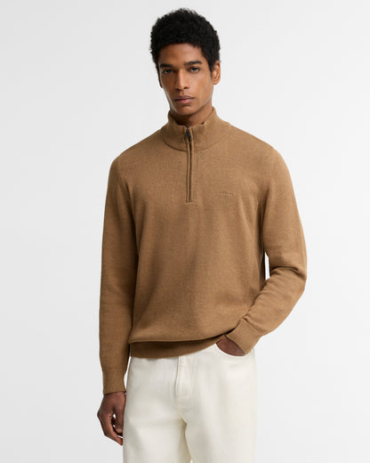 Cotton Half-Zip Sweatshirt