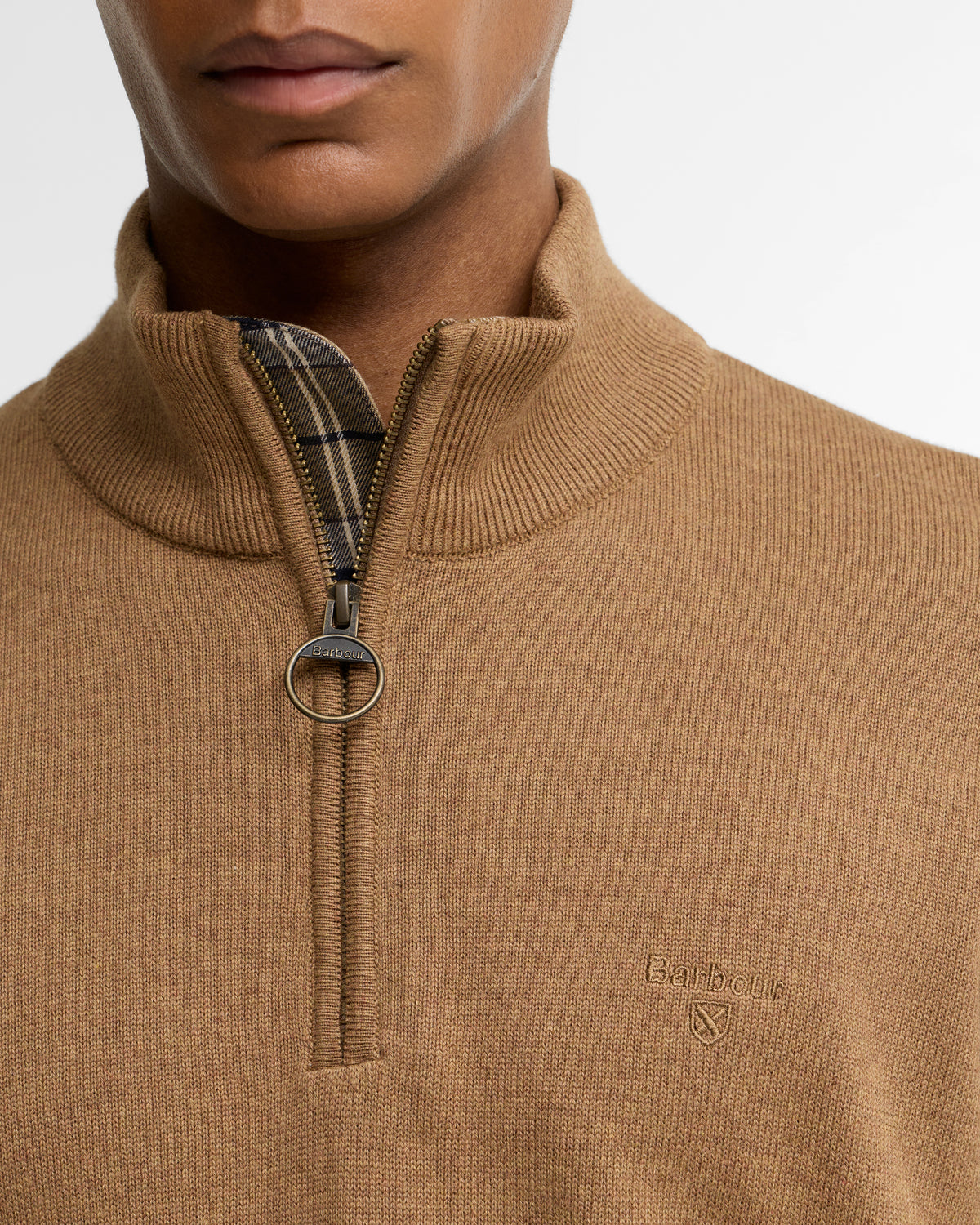 Cotton Half-Zip Sweatshirt