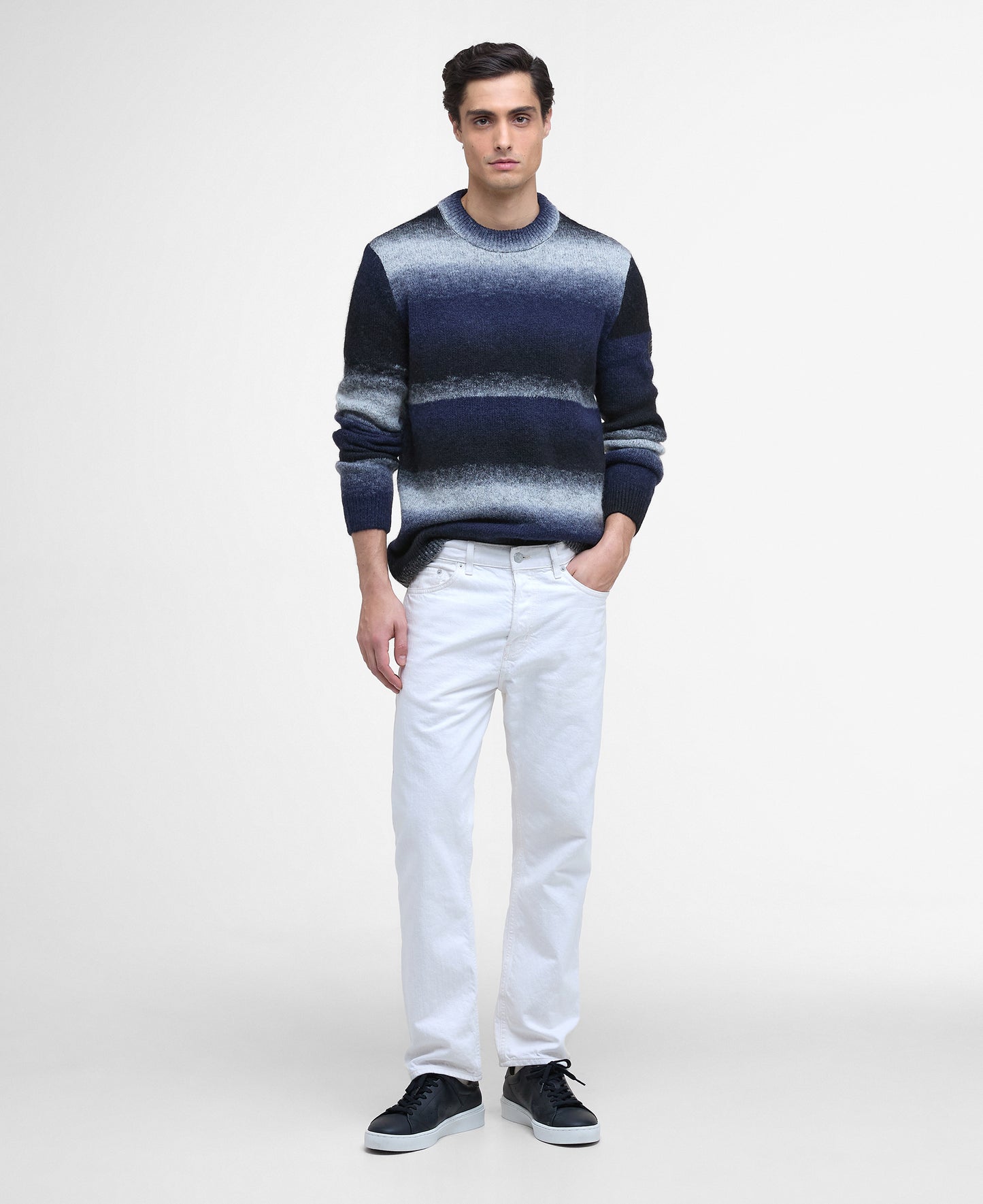 Vector Colour Block Crew Neck Jumper