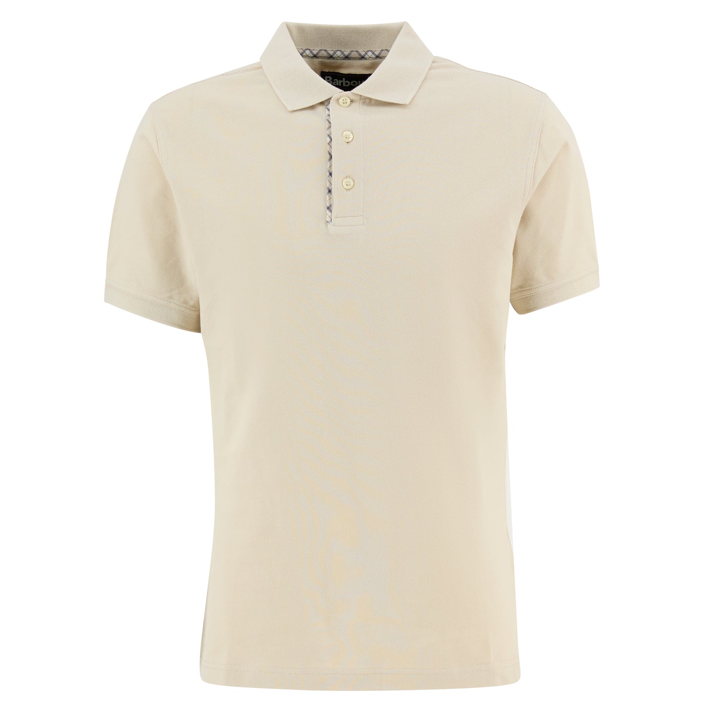 Reston Tartan Trim Tailored Polo Shirt