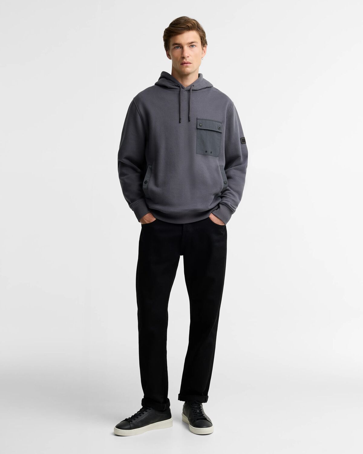 Inline Hooded Sweatshirt