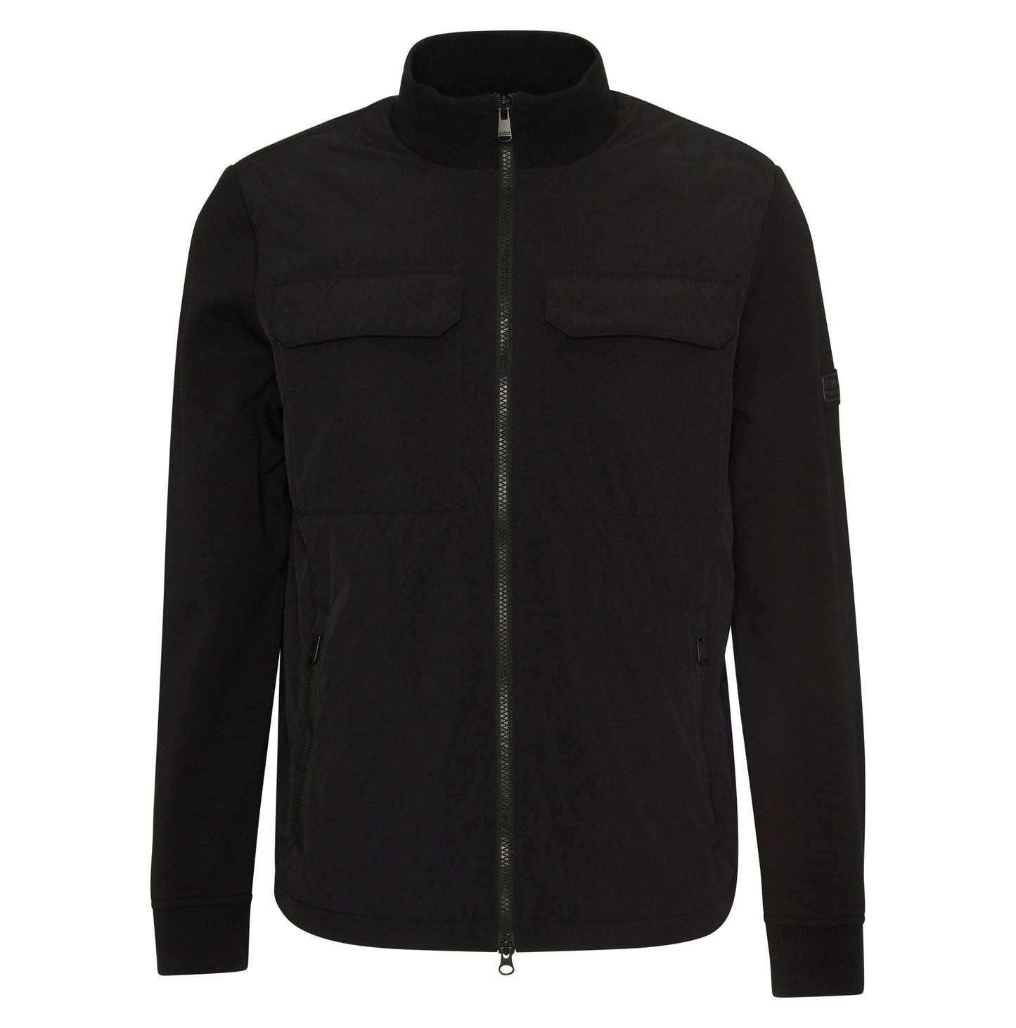 Ethan Funnel Neck Quilted Sweater