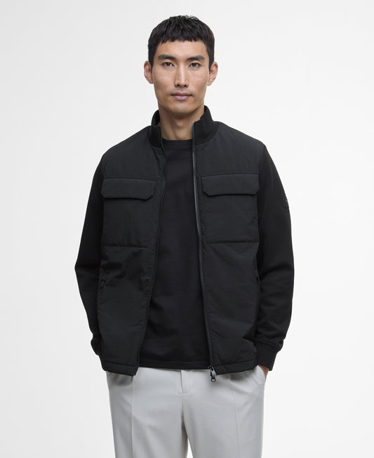 Ethan Funnel Neck Quilted Sweater