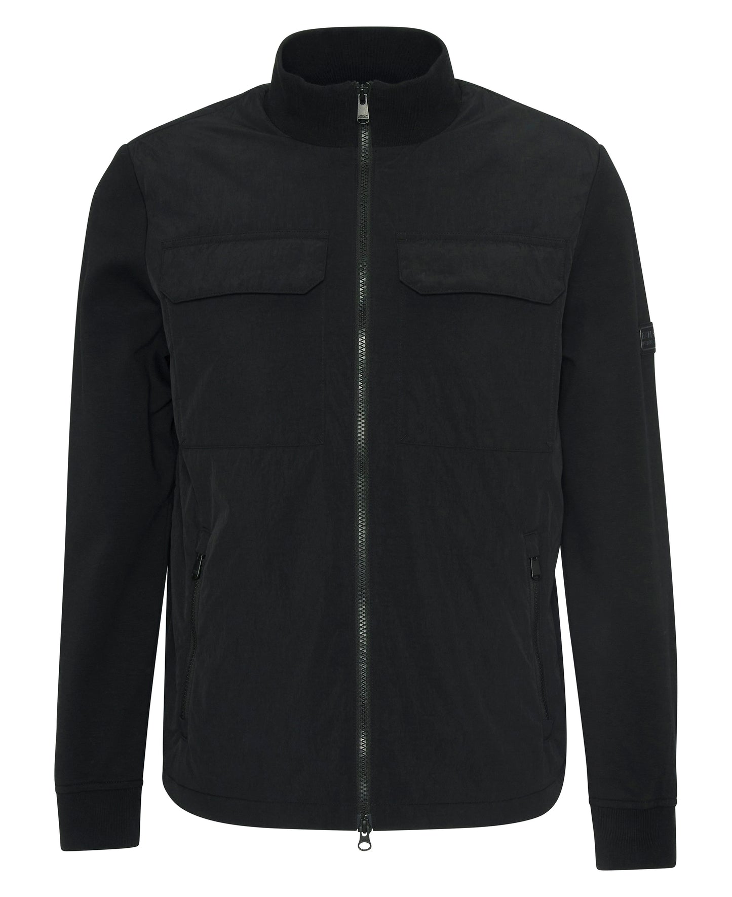 Ethan Funnel Neck Quilted Sweater