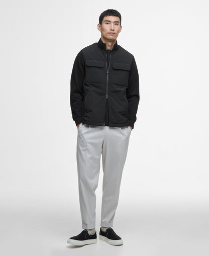 Ethan Funnel Neck Quilted Sweater