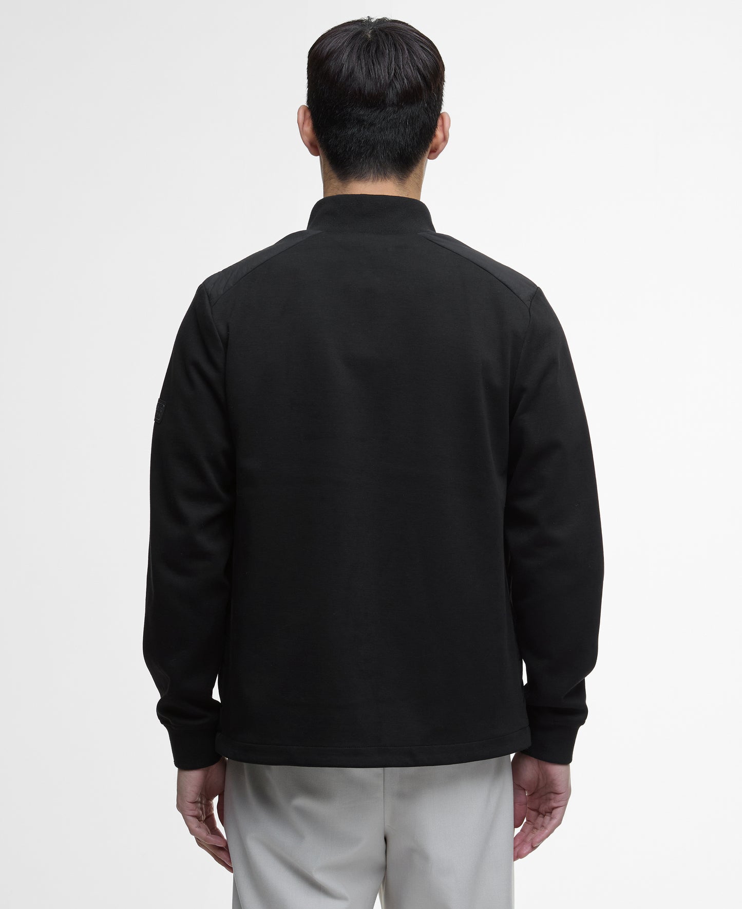 Ethan Funnel Neck Quilted Sweater