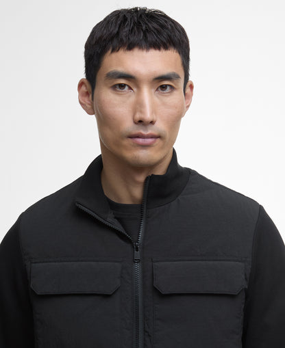 Ethan Funnel Neck Quilted Sweater